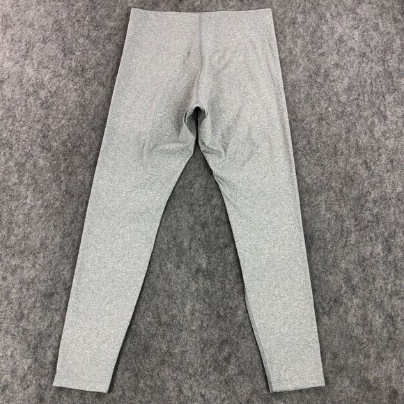 VS PINK Active Leggings Large Gray Heather Wide Band Compression High Rise - Picture 3 of 12